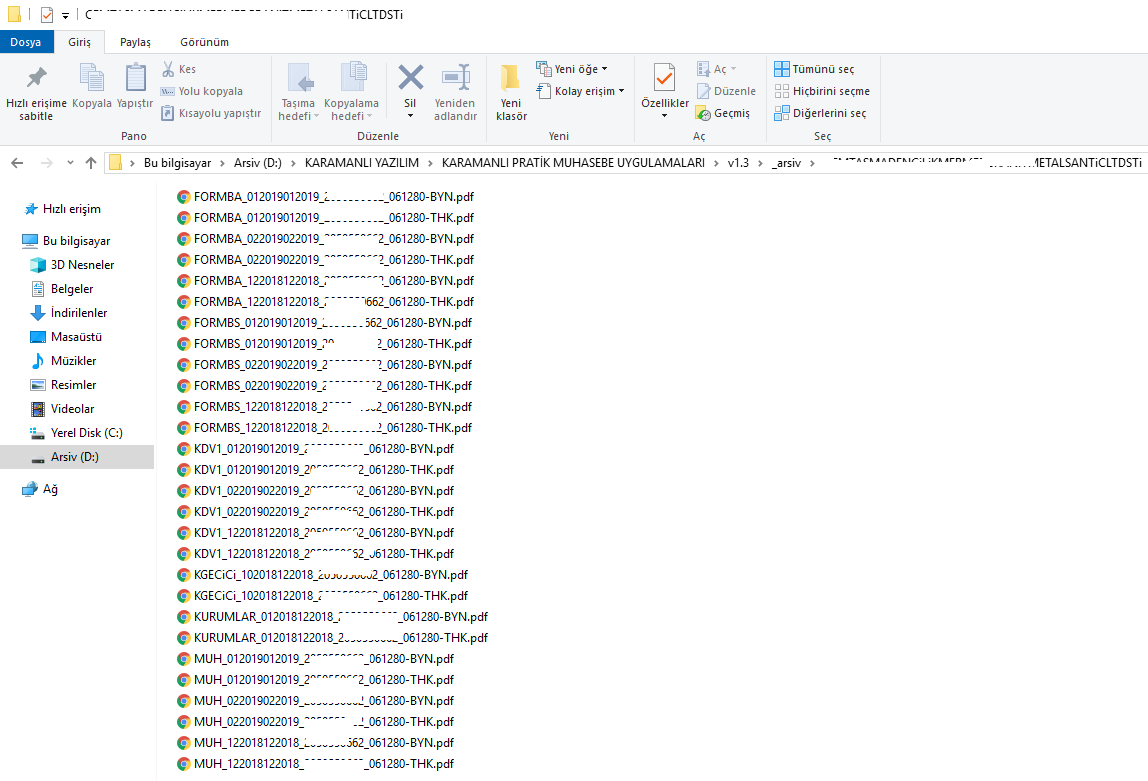 Gib yeni internet vergi dairesi beyanname/tahakkuk indirme ve arşivleme